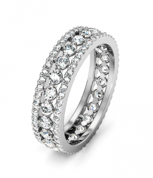 Кольцо с бриллиантами (Мод. 628)